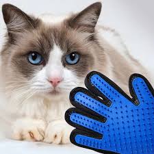 Pet Grooming Glove – 5-Finger Deshedding Brush for Dogs & Cats with Gentle Massage